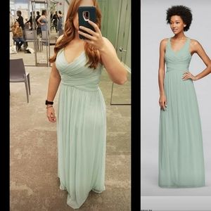 Dusty Sage Bridesmaid Dress W10974
